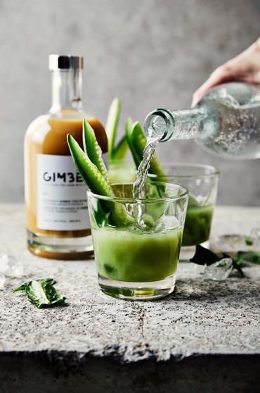 Green spritz au gingembre par Gimber